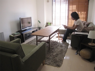 シンプルライフを実現した男性の一人暮らしの部屋